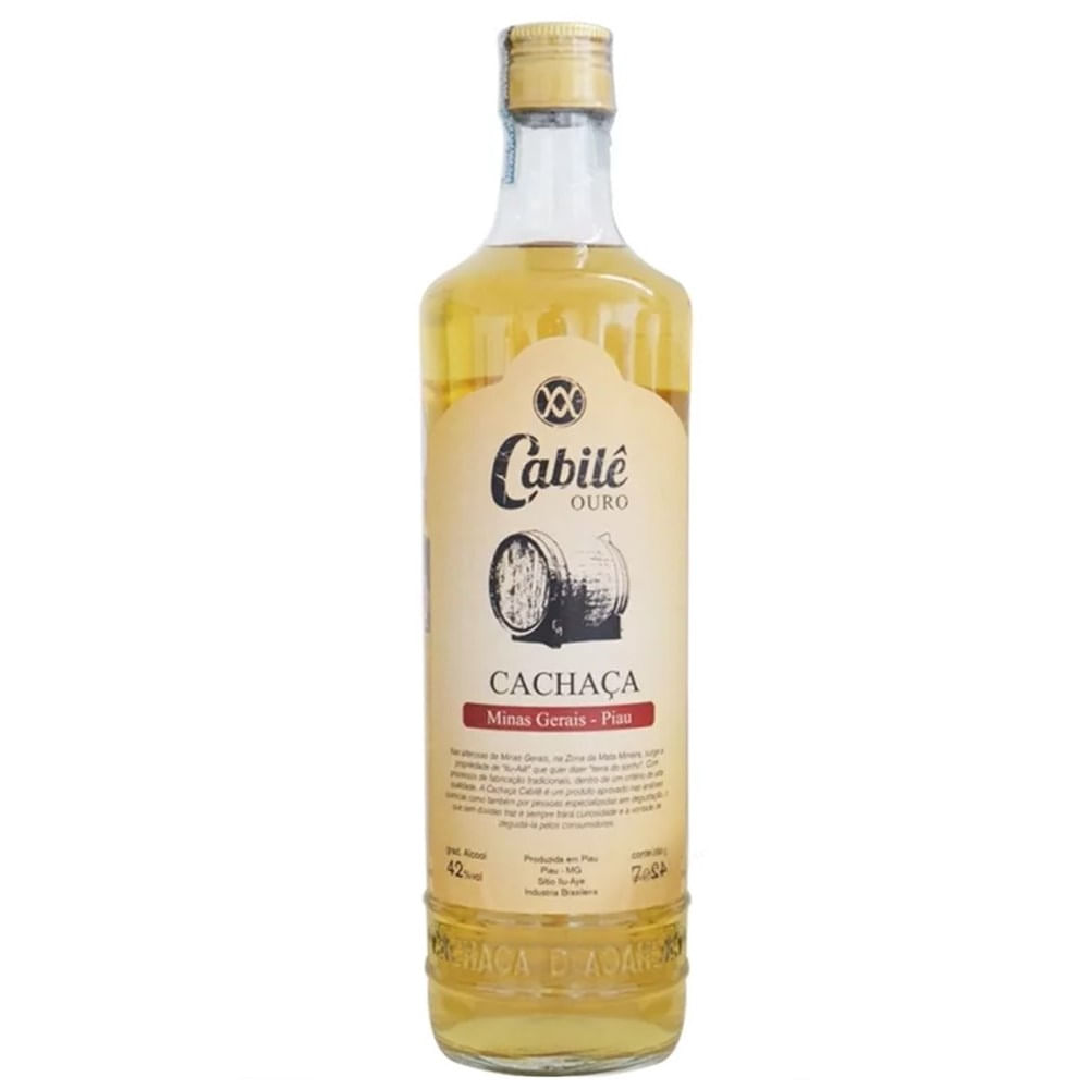 imagem de CACHAÇA CABILÊ OURO UNIDADE 700ml