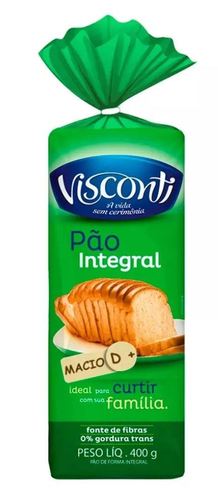 imagem de PÃO DE FORMA  integral visconti 400g