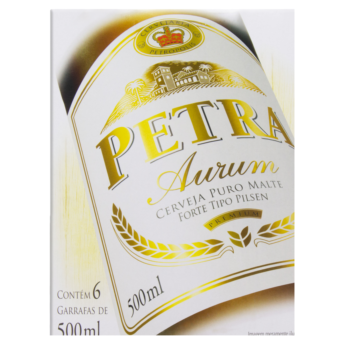 imagem de CERVEJA PETRA AURUM 500ML