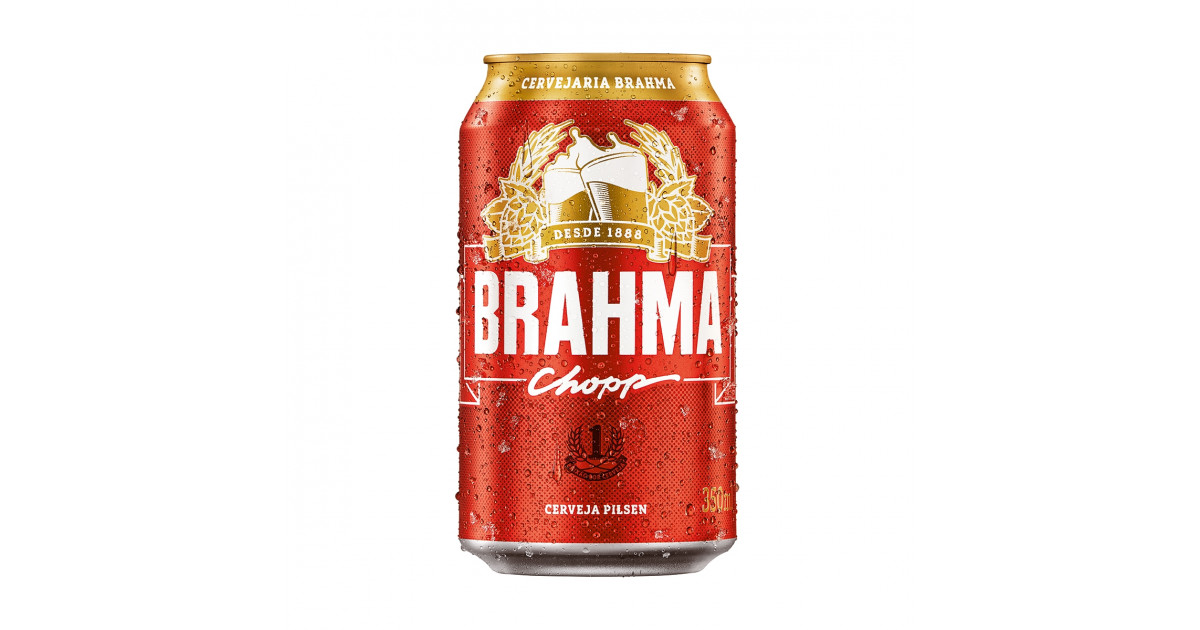 imagem de cerveja brahma 350ml lata