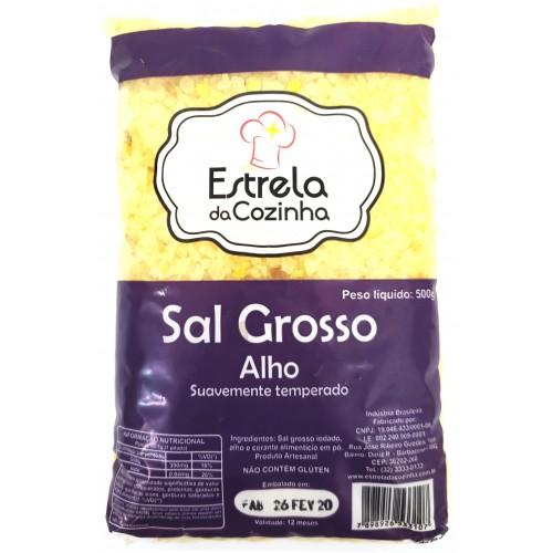 imagem de SAL GROSSO ESTRELA DA COZINHA 500G ALHO E SALSA