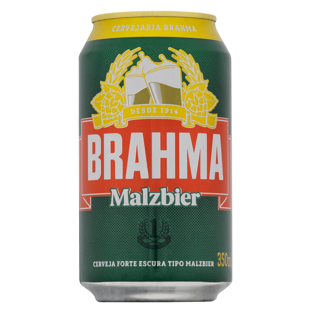 imagem de MALZBIER BRAHMA LATA 350ML SH C/12 NPAL