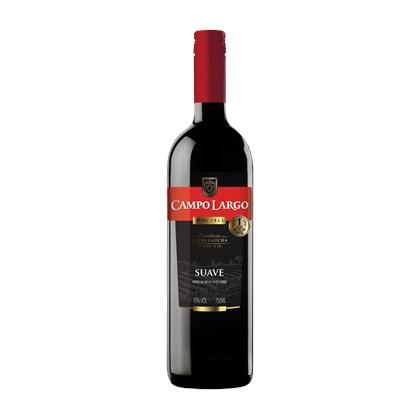 imagem de vinho tinto suave campo largo 750ml