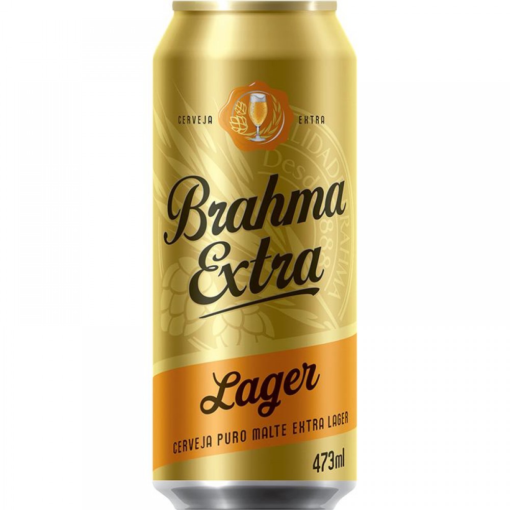 imagem de BRAHMA EXTRA LAGER LT 473ML CX CARTAO C/12