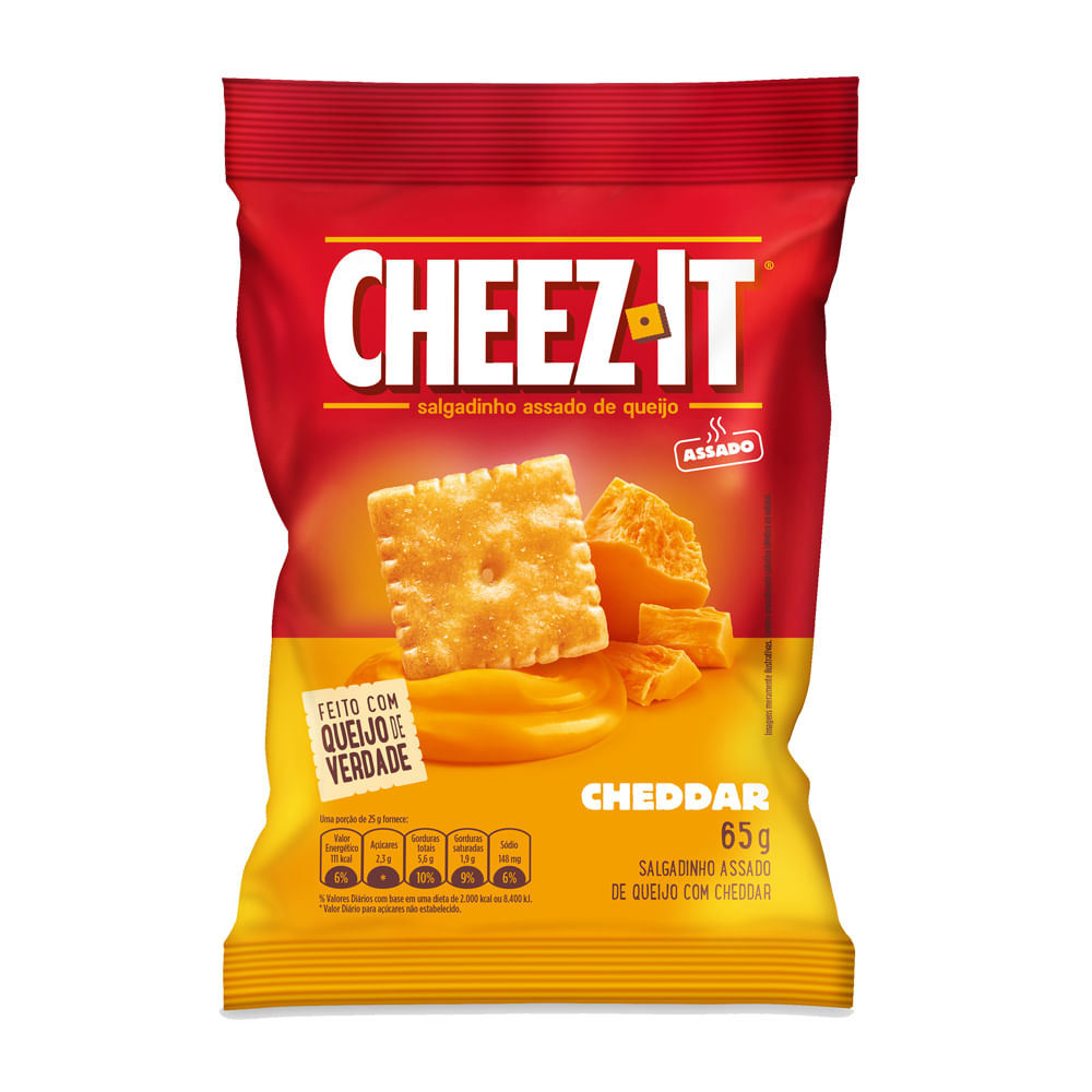 imagem de CHEEZ IT SNACK CHEDDAR CX 65G 1