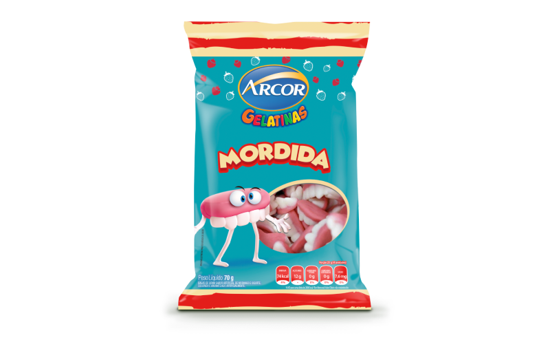 imagem de GELATINA MORDIDA ARCOR 70G