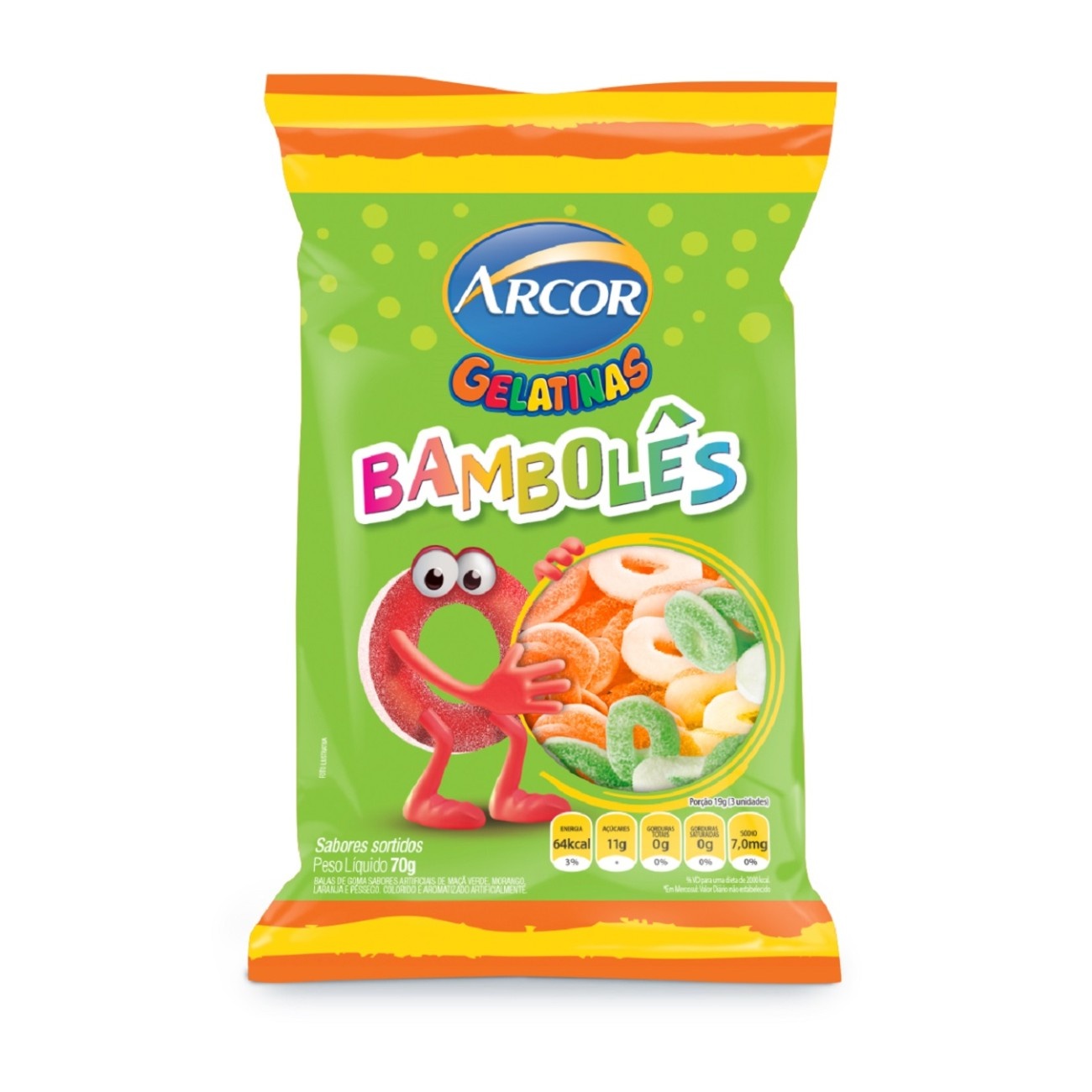 imagem de GELATINAS BANBOLES ARCOS 70G