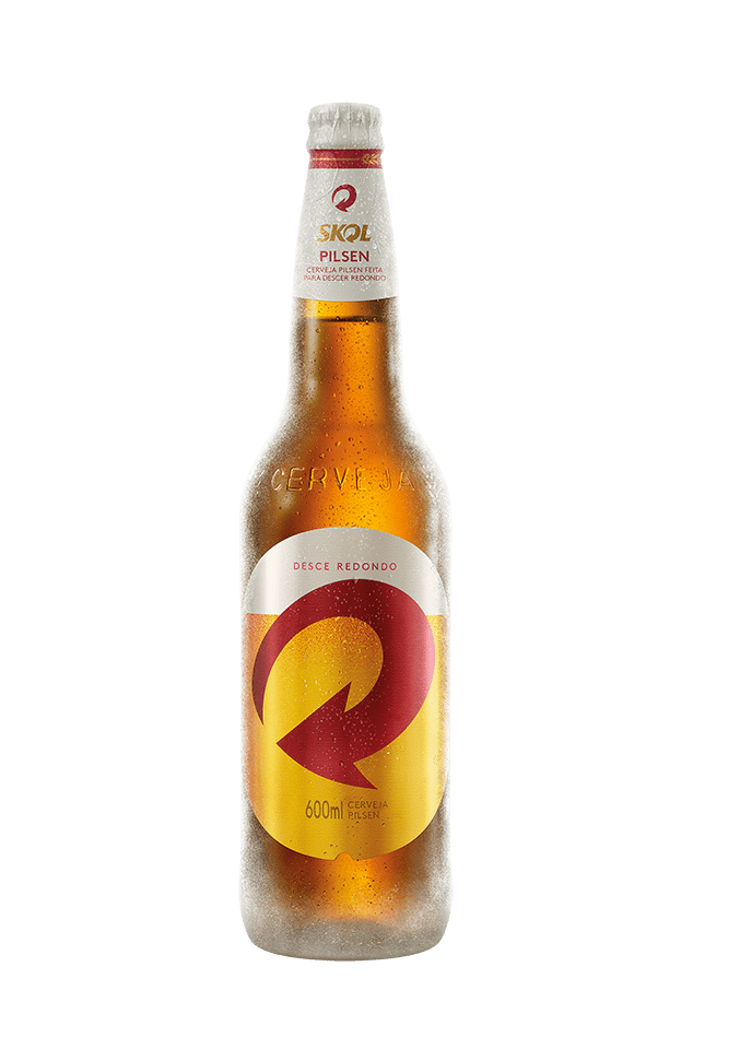 imagem de cerveja skol 600ml Retornavel