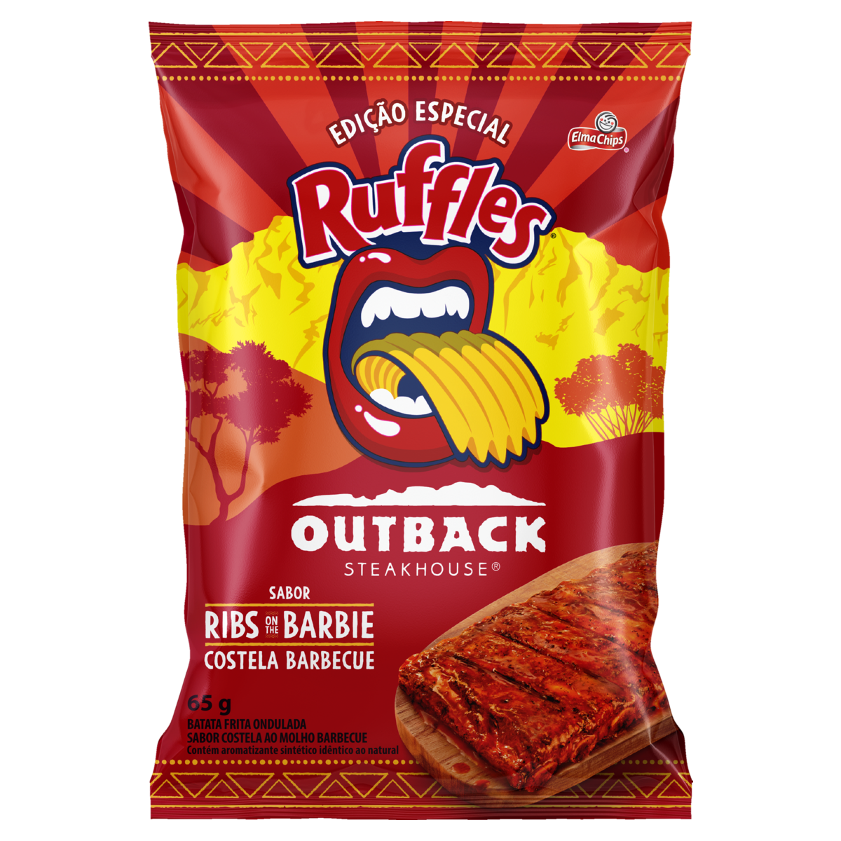 imagem de RUFFLES OUTBACK RIBS 65G