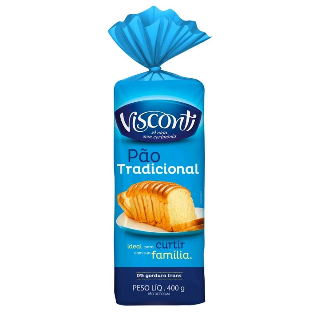 imagem de PÃO DE FORMA  tradicional Visconte 400g