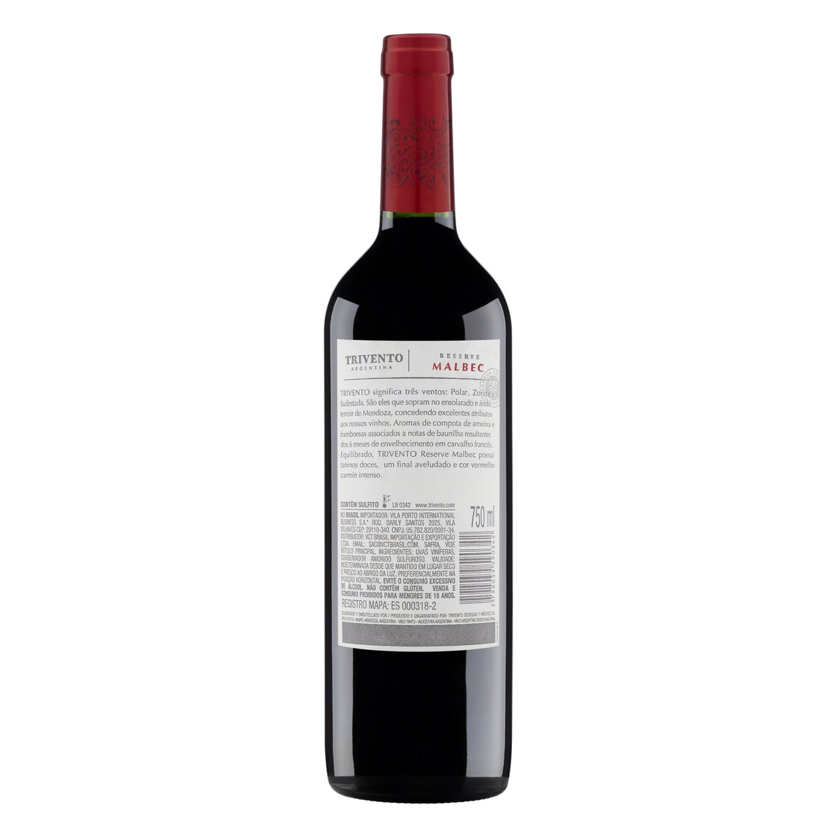 imagem de VINHO TRIVENTO RESERVE MALBEC  750ML