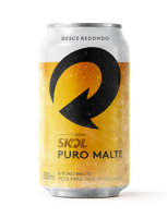 imagem de cerveja skol puro malte 350ml lata