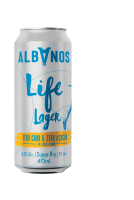 imagem de CERVEJA ALBANOS LIFE LAGER SUPER DRY 473ML